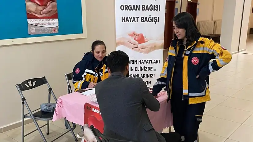 Siirt'te gençler organ bağışı konusunda bilgilendirildi