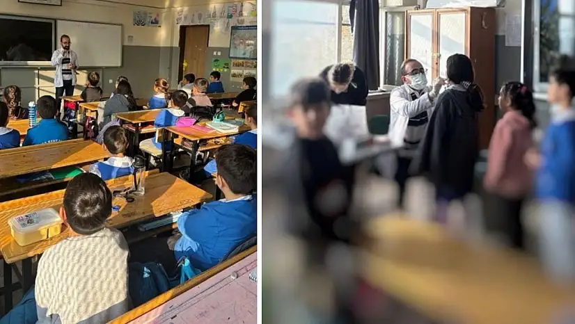 Siirt'te İlkokul Öğrencilerine Ağız ve Diş Sağlığı Eğitimi Verildi! Genel Taramadan Geçirildiler