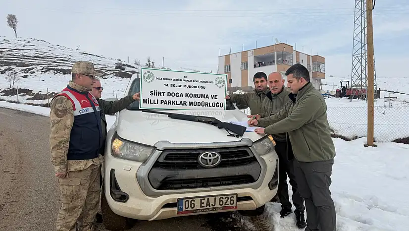 Siirt'te kaçak avcılığa 19 bin 303 TL ceza