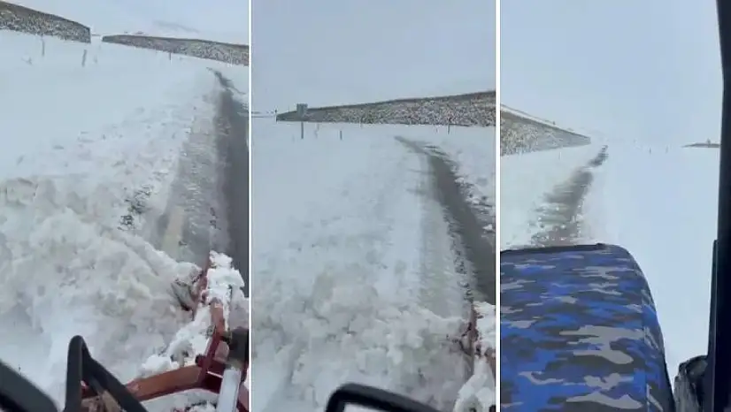 Siirt'te Kar Yağdı, Yol Kapandı… Çözüm Bir Vatandaştan Geldi