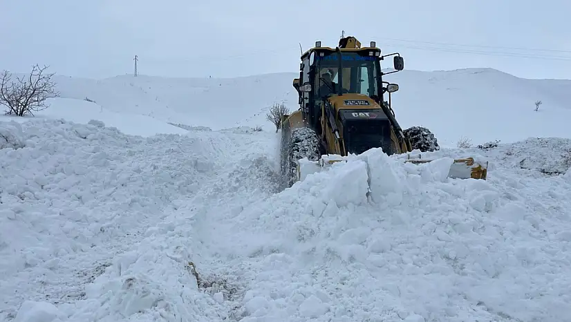 Siirt'te kar yağışı nedeniyle 282 köy yolu ulaşıma kapandı