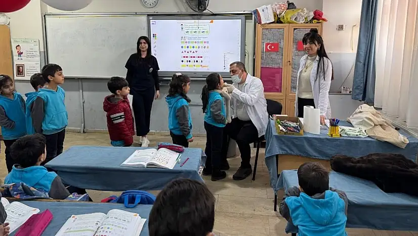 Siirt'te Öğrencilere Yönelik Sağlık Taraması ve Eğitim Çalışmaları Sürdürüyor