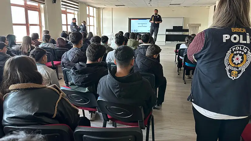 Siirt'te öğrencilere yönelik SİBERAY farkındalık eğitimi verildi