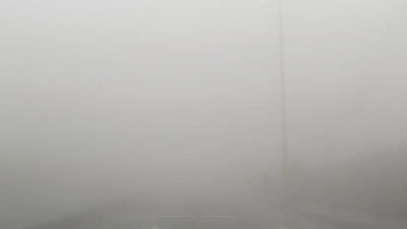 Siirt'te sis etkili oldu, görüş mesafesi 20 metreye kadar düştü