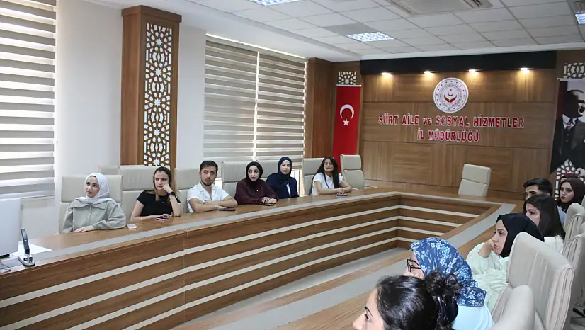 Siirt'te Stajyer Üniversite Öğrencilerine İş Sağlığı ve Güvenliği Eğitimi Verildi