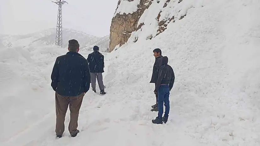 Siirt'te yüksek kesimlerde etkili olan kar yağışında vatandaşlar mahsur kaldı!