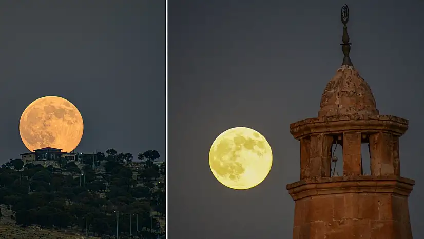 Siirt Tillo'da Kunduz Dolunayı Büyüledi: Sefa Türksoy'un Objektifinden Eşsiz Kareler