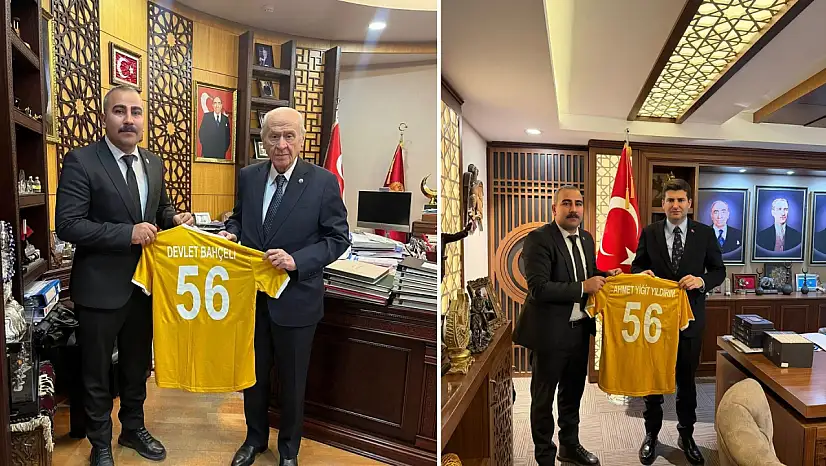 Siirt Ülkü Ocakları İl Başkanı Dr. Kadir Ekin'den Devlet Bahçeli ve Ahmet Yiğit Yıldırım'a Ziyaret