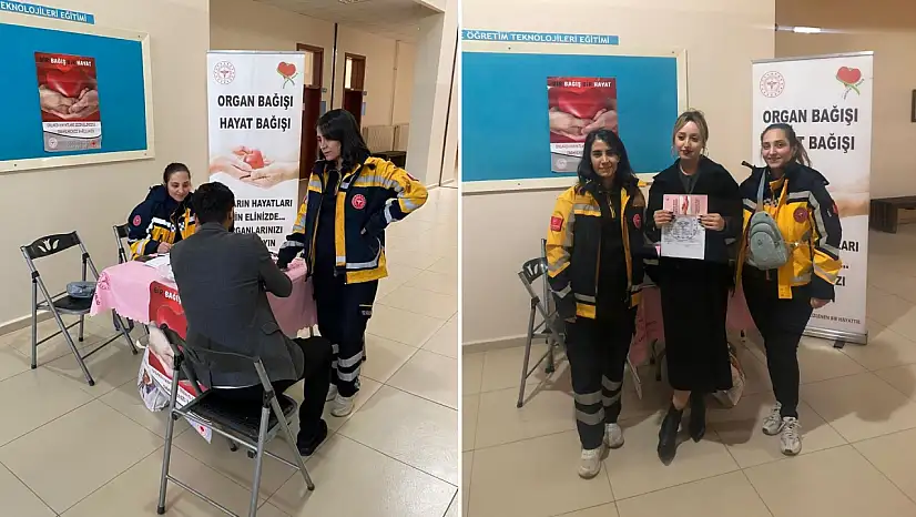 Siirt Üniversitesi'nde organ bağışı için gönüllü kayıtlar alındı