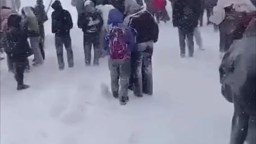 Şırnak okullar bölgesinde öğrenciler mahsur kaldı