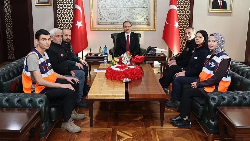 Vali Kızılkaya, AFAD'ın 16. kuruluş yıl dönümünü kutladı