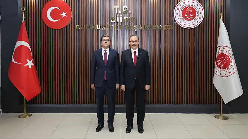 Vali Kızılkaya'dan Siirt Cumhuriyet Başsavcısı Yasin Coşkun'a ziyaret