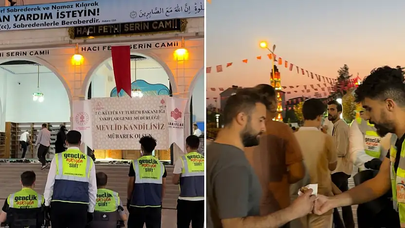 AK Parti Siirt Gençlik Kolları'ndan Mevlid Kandili Etkinliği