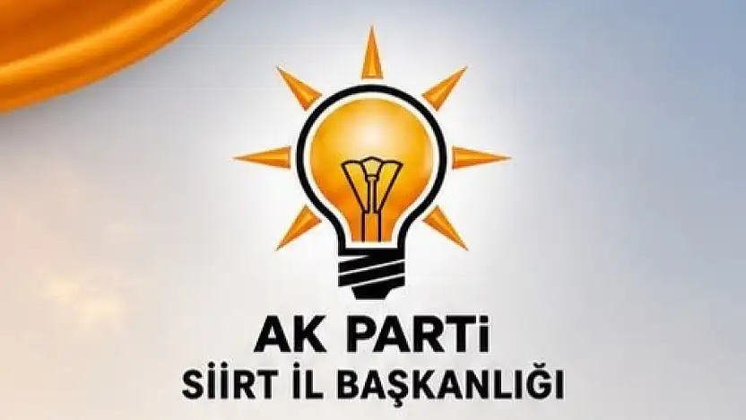 AK Parti Siirt İl Başkanı Abdulhekim Gider İçin Karşılama Programı Düzenlenecek