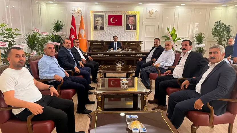 AK Parti Siirt İl Başkanı Gider'e Hayırlı Olsun Ziyareti