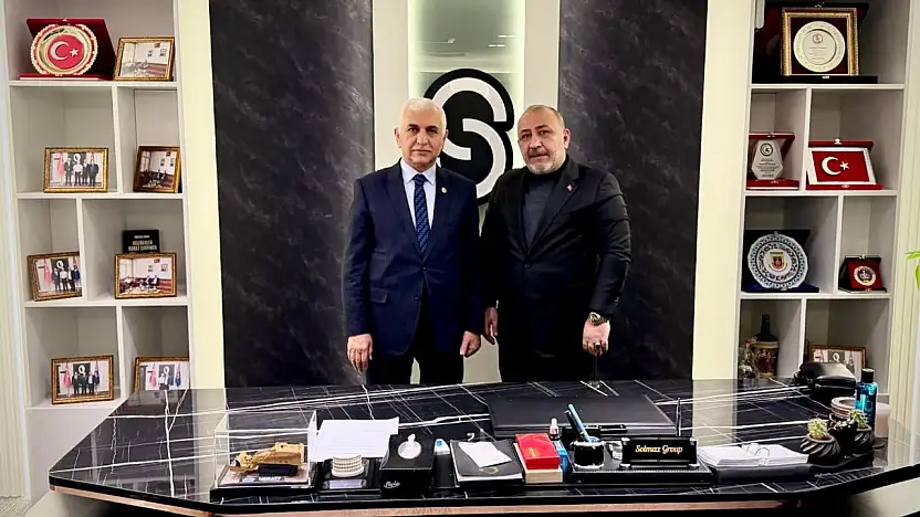 AK Parti Siirt Milletvekili Mervan Gül'den Solmaz Group Yönetim Kurulu Başkanı Seyithan Solmaz'a ziyaret