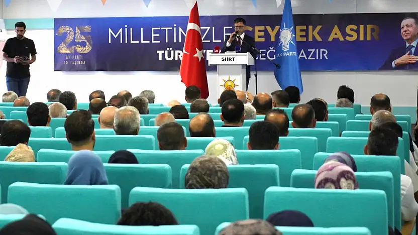 AK Parti Siirt'te 25. Yıl Buluşması: Gider'den ''Türkiye Geleceğe Hazır'' Mesajı