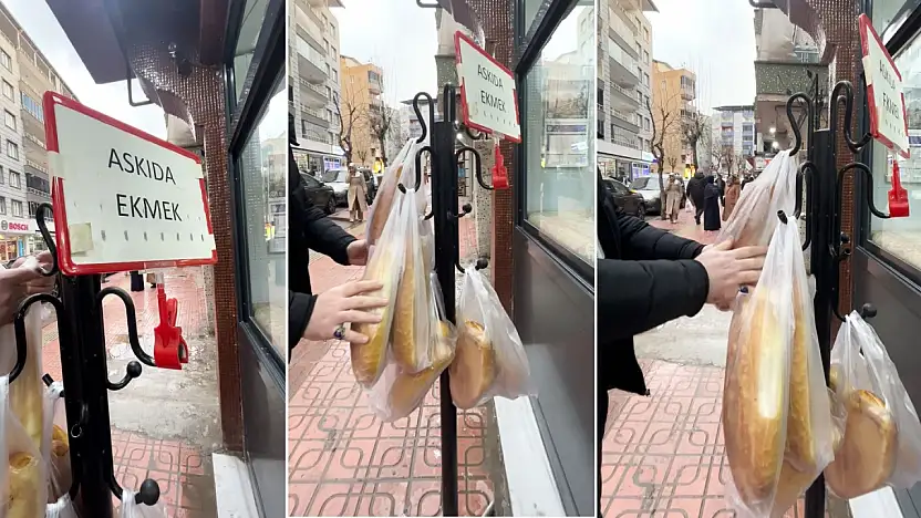 Askıda ekmek geleneği Siirt'te sürüyor