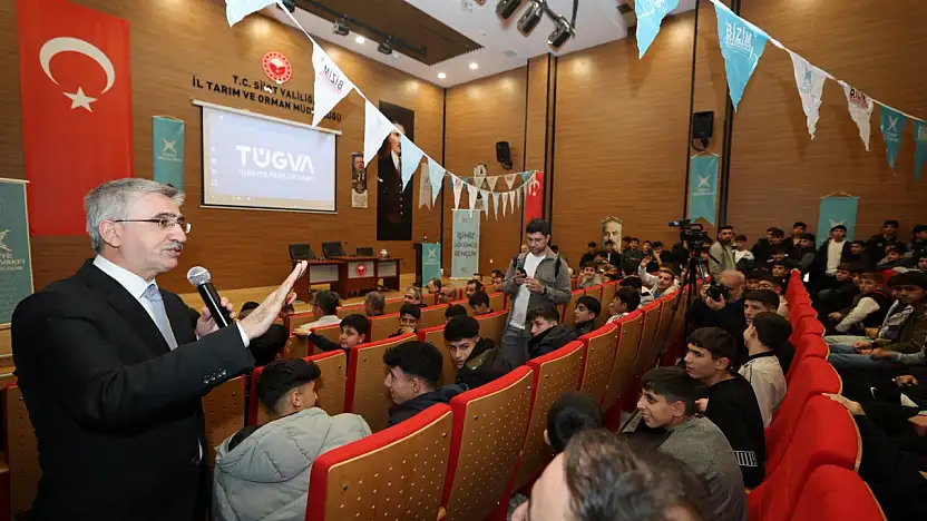 Bakan Yardımcısı Yılmaz, Siirt'te gençlerle buluştu