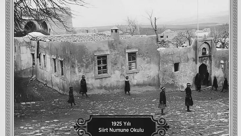 Bir asır öncesinin Siirt okulları nostalji fotoğraflarıyla yeniden gündemde