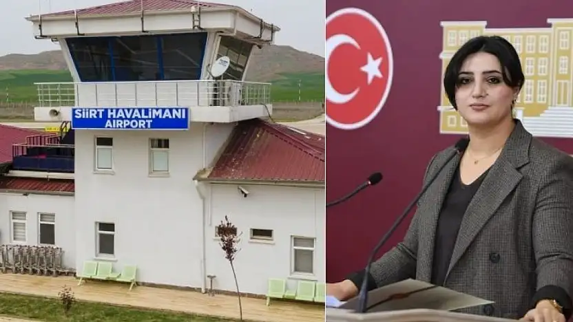 DEM Parti Siirt Milletvekili Sarıtaş'tan Siirt Havalimanı İçin Soru Önergesi: '3 Ay Denildi, 8 Aya Uzadı'