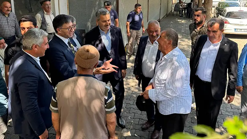 Eyüp Eroğlu ve Abdulhakim Gider Şirvan'da Teşkilatla Buluştu