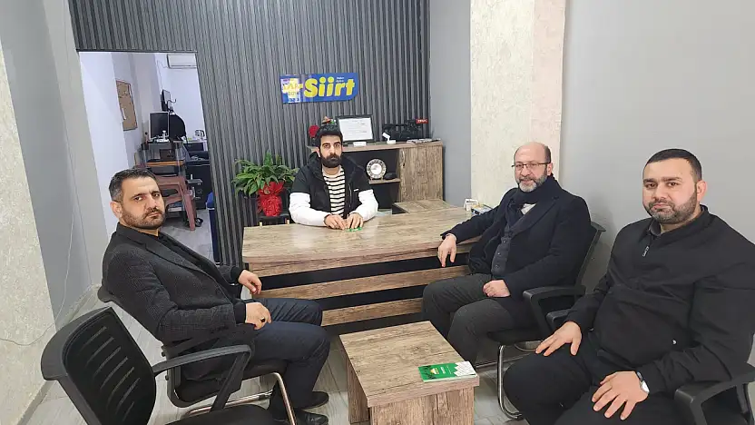 HÜDA PAR Heyetinden Artı Siirt Haber Ajansı'na Ziyaret