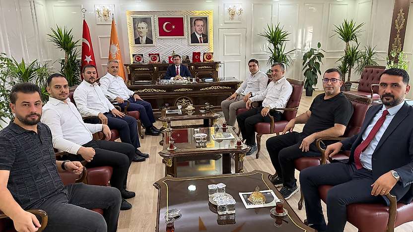 Hüseyin Şansi'den AK Parti Siirt İl Başkanı Abdulhekim Gider'e Hayırlı Olsun Ziyareti
