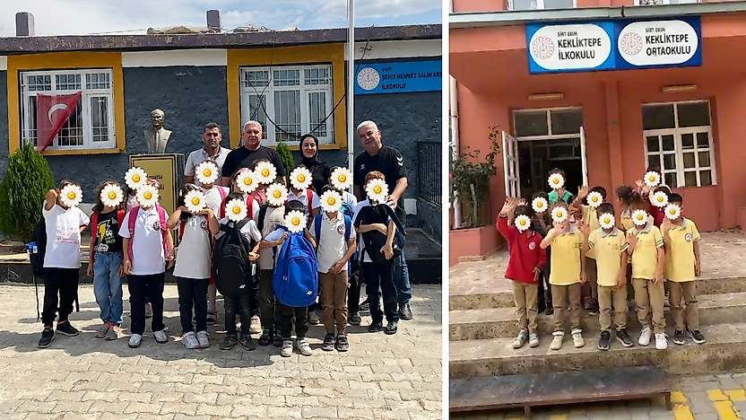 İstanbul'dan Siirt'teki Öğrencilere Kırtasiye Desteği