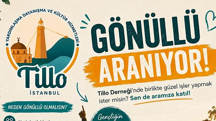 İstanbul Tillo Derneği Gönüllülerini Arıyor