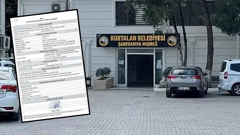 Kurtalan Belediyesi'nin Daimi İşçi Alımı İlanı İptal Edildi