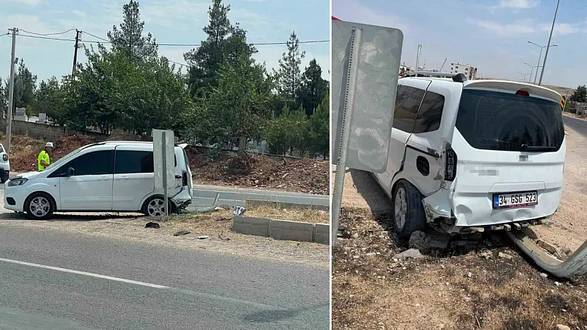 Kurtalan'da Hafif Ticari Araç ile Kamyonet Çarpıştı
