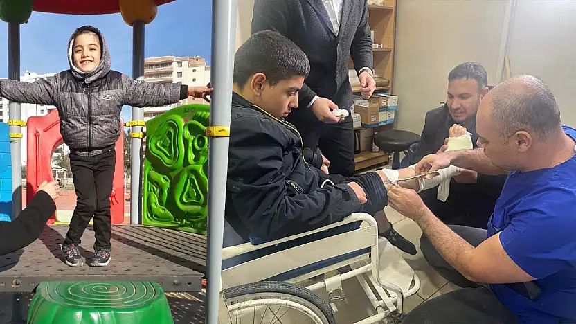 Ortopedik sorunları bulunan çocuk Hayat Hastanesinde ameliyatla sağlığına kavuştu