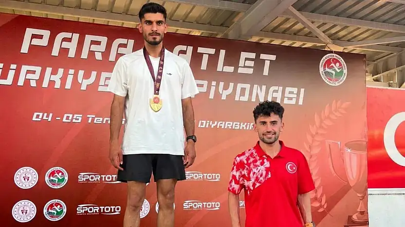 Para Atletizm Türkiye Şampiyonası'nda Siirtli Musa Elçi, Atletizm Türkiye Şampiyonu Oldu