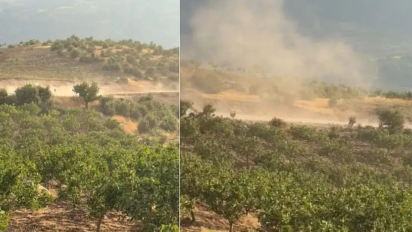 Pervari'de Yol Çalışması Tepkisi: Fıstık Bahçeleri Toz İçinde Kaldı