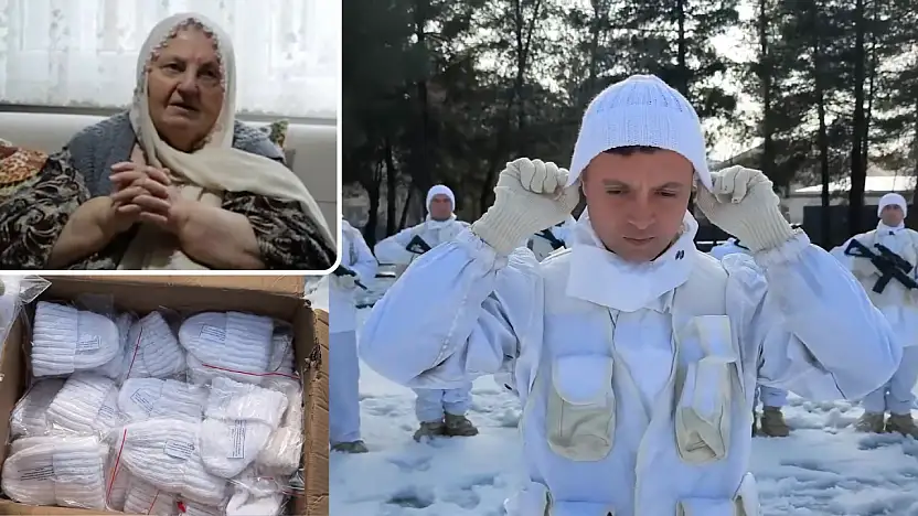 Sabahat teyzeden Siirt'te görev yapan jandarma komandolarına 400 bere