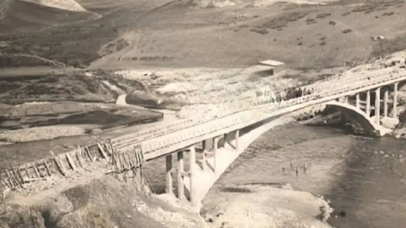 Siirt Başur Köprüsü'nün 92 Yıl Önceki Hali Ortaya Çıktı