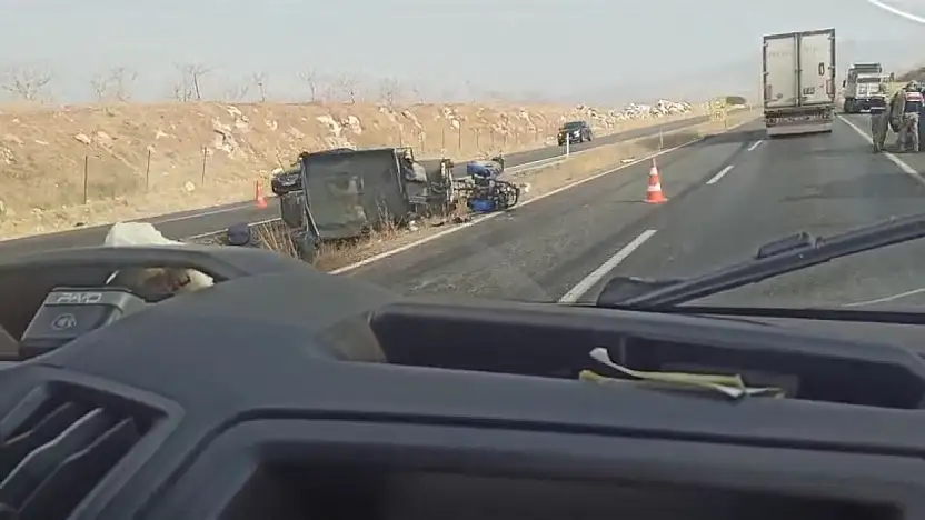 Siirt-Batman Yolunda Patpat Kazası: Sürücü Yaralandı