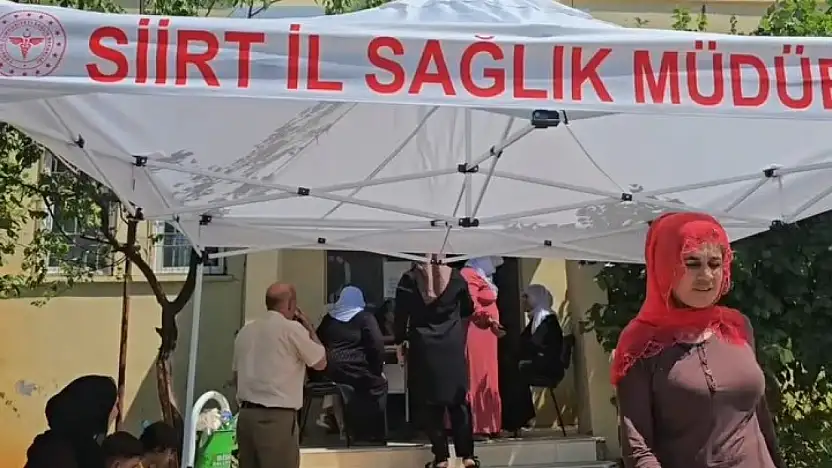 Siirt Baykan'da Ücretsiz Kanser Taramaları Sürüyor
