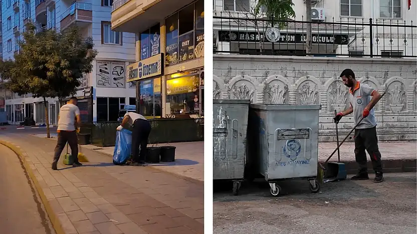 Siirt Belediyesi belirlenen noktalarda temizlik çalışması yaptı