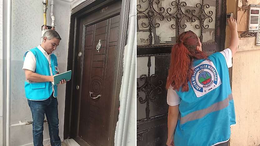 Siirt Belediyesi İhtiyaç Sahibi Yaşlı Ve Engellileri Evlerinde Ziyaret Ediyor