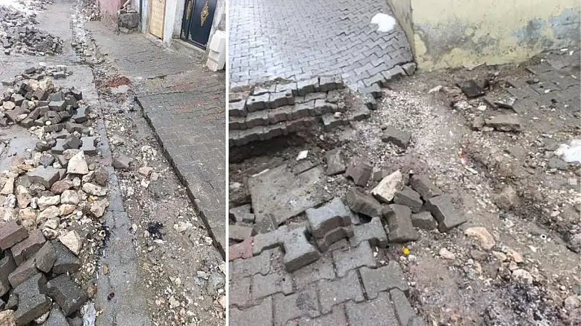 Siirt Dumlupınar Mahallesi'nde Doğalgaz Sonrası Sokaklar Kaderine Terk Edildi