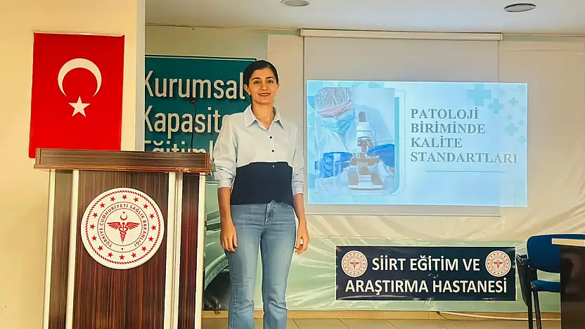 Siirt Eğitim ve Araştırma Hastanesi'nde Patoloji Alanında Kalite Eğitimi Düzenlendi