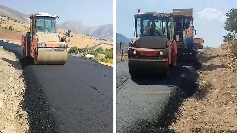 Siirt Eruh'ta Köy Grup Yolları İçin Çalışmalar Başlatıldı