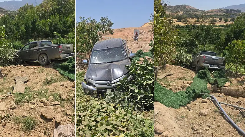 Siirt Eruh'ta Trafik Kazası: Araç Bahçeye Düştü! Vatandaşlar Kazaların Sıkça Yaşandığı Bölgede Çözüm Bekliyor