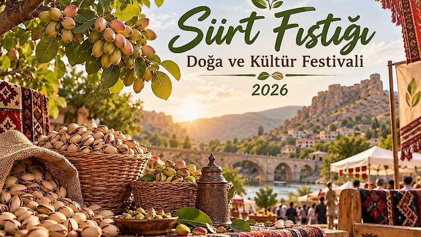 Siirt Fıstığı Doğa Ve Kültür Festivali 3 Ekim'de Başlıyor