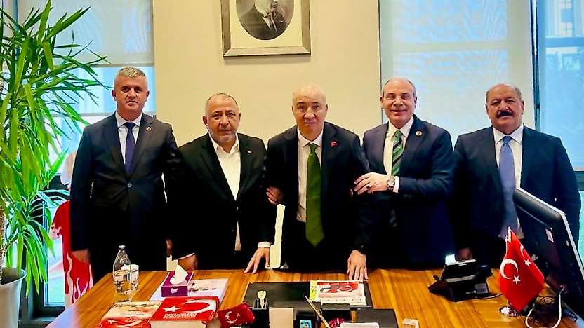 Siirt Heyeti Külliye'de: Seyithan Solmaz ve Ekrem Erdem'den Turgut Aslan'a Ziyaret