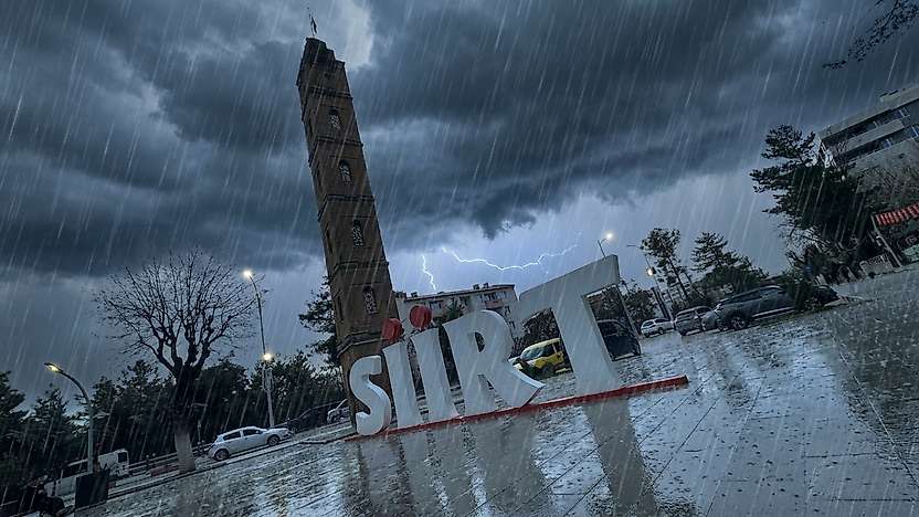 Siirt için sağanak yağış uyarısı: Gök gürültülü yağış bekleniyor