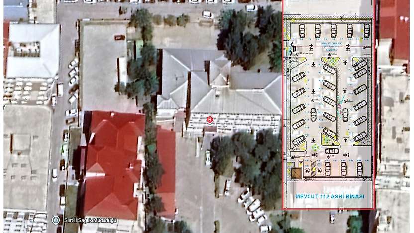 Siirt İl Sağlık Müdürlüğü Yanındaki Arazi Otoparka Dönüştürülüyor