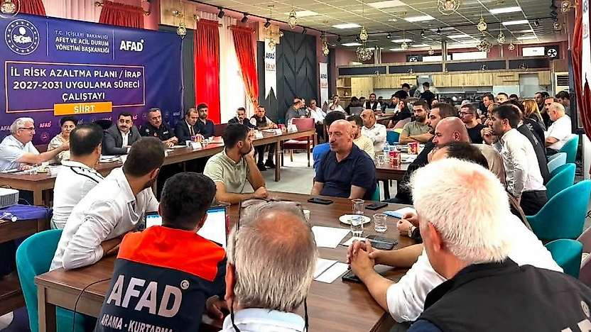 Siirt'in Afet Riskleri Masaya Yatırıldı